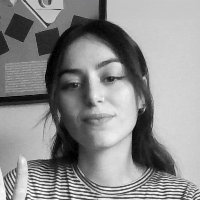 Portrait foto of Claudia Nazionale, collaborator at Studio Mut, graphic designer