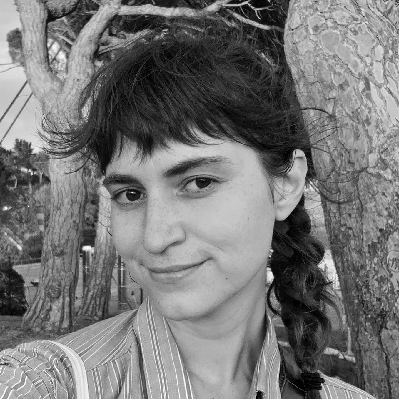 Portrait photo of Chiara Chiavazza, Studio Mut collaborator, graphic designer, 2025